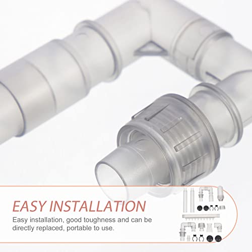 POPETPOP Aquarium Filter Bucket Water Pipe Accessories 12Mm Inlet Outflow Tubes Replacement for Fish Tank External Filter with Smooth Bend Design - Image 3