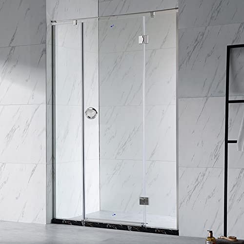 Mewuthede 2Pcs Stainless Steel Shower Glass Door Sliding Knob,Bathroom Round Back-To-Back Handle Pull Silver For Glass Sliding Shower Door #TOP6