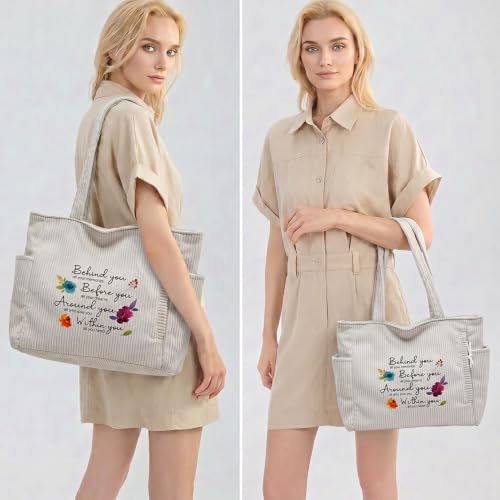 Bolso Tote de Corderoy para Mamá miniatura 2