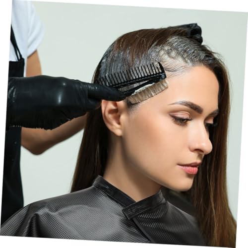 Capa impermeable para peluquero 2 piezas negra miniatura 6