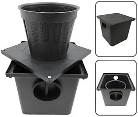 Caixa de Gordura 28x28cm Sifonada para Comércios e Cozinhas Profissionais