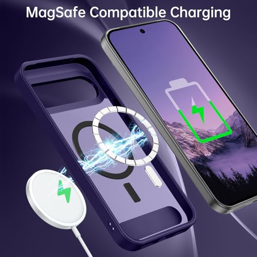 Coque Pixel 9 antichoc violette pour éviter les rayures et chutes