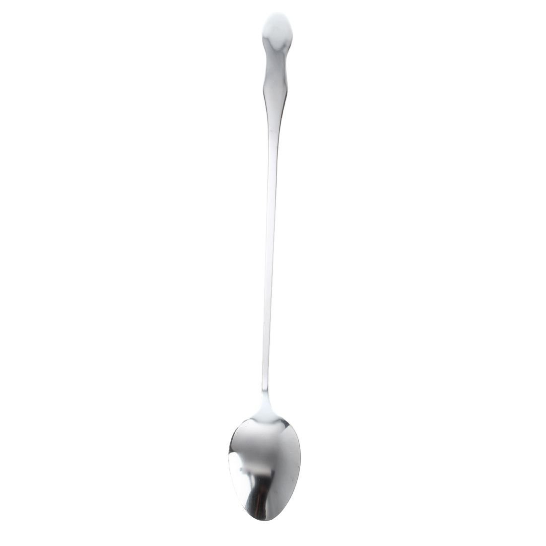 12-inch cuchara larga de té de acero inoxidable para mezclar,agitación de cócteles,café,zumos,juego de 4