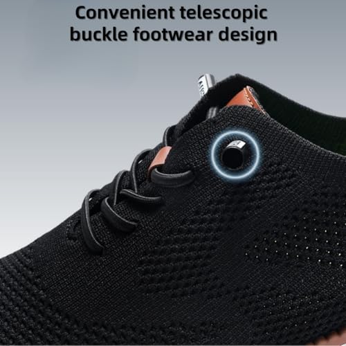 Breeze Shoes for Men, Lightweight Breathable Casual Oxfords, Comfortable Mesh Dress Sneakers for Walking & Business Travel4