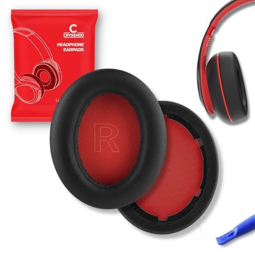 Image of Crysendo Headphone Ear Cushion Cover for ATH,Sony,Edifier Headphones|Protectors for 4-8cm Earpads |Stretchable Fabric Ear Cushion Sweatproof Ear pad Cover(Small - 1 Pair)(Black)