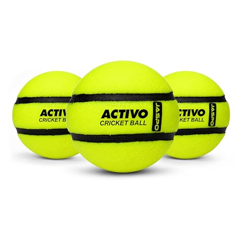 Image of jaspo Activo Air Core Indoor Cricket Ball |PU Material |Hollow Aircore Design |Soft Impact Play | 75g Lightweight |Safe for Indoor Cricket |Non-Toxic Build |Comfortable Grip |Durable & Kids-Friendly