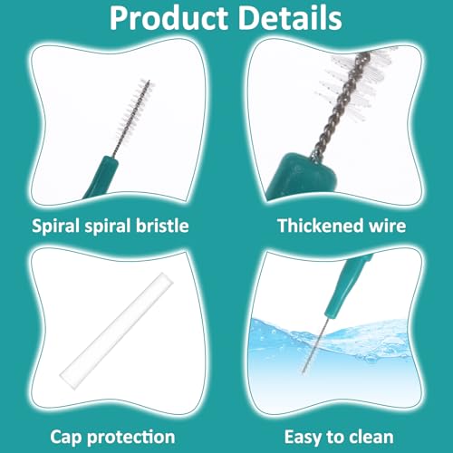 Image of 30 PCS Showerhead Cleaning Brushes Tool, Nozzle Unclogger Tool, Mini Shower Head Cleaner Picks Brush for Bathroom Shower Head Gap Nozzle Slot