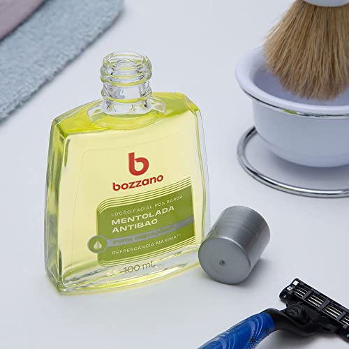 Loção Pós Barba Mentol, Bozzano, Branco, 100 Ml
