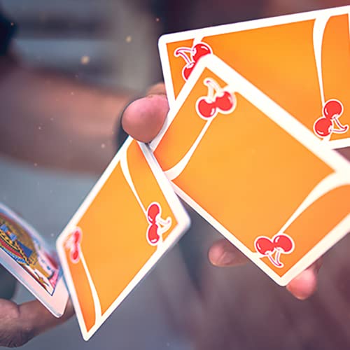 SOLOMAGIA Cherry Casino Summerlin Sunset (Orange) Playing Cards by Pure Imagination Projects, Orange,red,white - Image 4