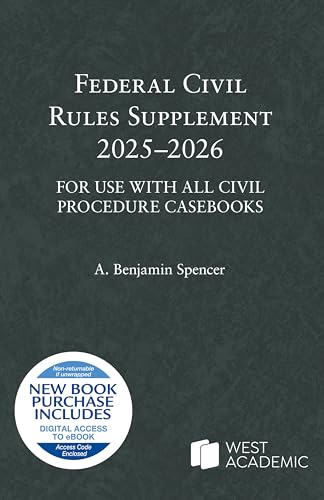 9798895453810: Federal Civil Rules Supplement, 2025-2026