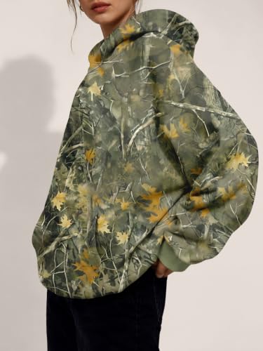 Image of Trendy Queen Women Oversized Hoodies Fall Outfits | Gentle Skin Feel, Aesthetic Drop Shoulder, Large Kangaroo Pocket, Seamless Daily Outfit Match