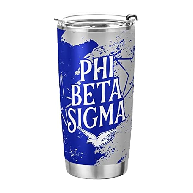 Delta Sigma Theta Sorority Paraphernalia - Official Vendor - 20 oz Stainless Steel Insulated Sublimation Tumbler - Classic