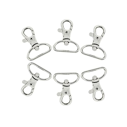 HOODANCOS 30pcs Zinc Alloy Dog Chain Keychain Swivel Trigger Snap Hooks Heavy Duty Swivel Hooks for DIY Projects