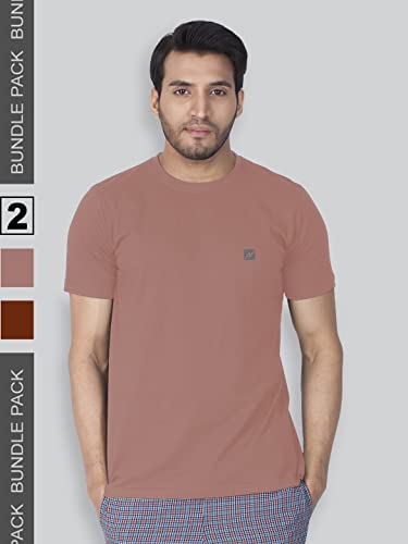 Image of Lux Nitro Pack of 2 Men's Round Neck Tshirt