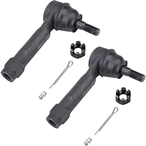 Image of Detroit Axle - Front End 10pc Suspension Kit for 2001-2004 Dodge Grand Caravan Chrysler Town & Country 2001-2003 Voyager, 2 Lower Control Arms w /Ball Joint 4 Tie Rods 2 Sway Bars 2 Boots Replacement