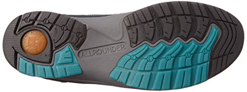 Allrounder By Mephisto Women's Dascha Tex Oxford, Black Rubber/Dark Olive/Petroleum Nubuck, 8 M Us #TOP3