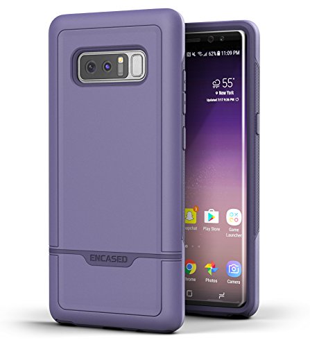 Galaxy Note 8 Tough Case, Encased Purple Rebel Armor Case for Samsung Galaxy Note 8 (Military Grade Protection)