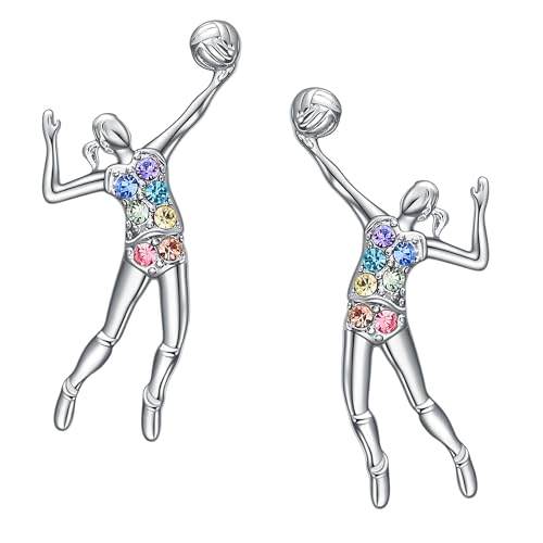 Soccer/Baseball/Softball/Volleyball/Ice Skating/Basketball Stud Earrings Gifts,Soccer/Baseball/Softball/Volleyball/Ice Skating/Basketball Accessories Valentine's Day/Christmas Jewelry Gifts