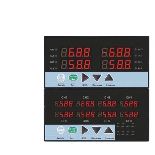 Multi-Loop Process Controller Digital Panel Meter Temperature and Pressure Control