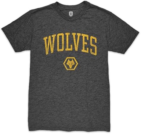 Wolverhampton Wanderers FC Athletic Wordmark Premium Vintage Triblend T-Shirt - Black