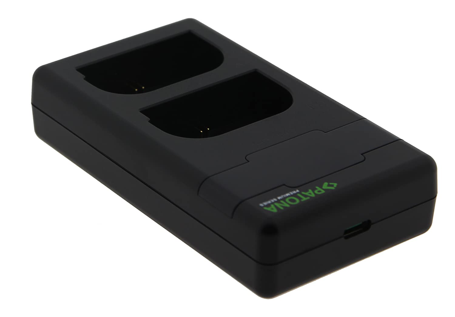 PATONA LP-E6NH LP-E6N LP-E6 Premium Caricabatterie PD-Performance (1500mA), Caricatore Dual LCD USB-C PD/QC capace, ricarica rapida con alimentatore 20W compatibile con Canon EOS R5 R6 R7 5D 6D XC10