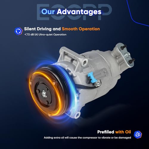 Image of ECCPP AC Compressor Direct Fit for Saturn Astra L4 1.8L 2008-2009