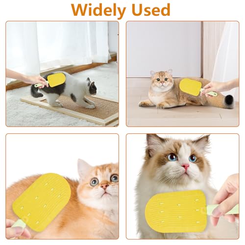 Image of 3Pcs Cat Tongue Comb, Cat Comb Brush Shedding Household Tools Supplies, Lovely Cat Grooming Supplies Cat Brushes Tools for Indoor Cats, Cat Tongue Comb Suitable for Cat Massage and Cat Hair Cleaning