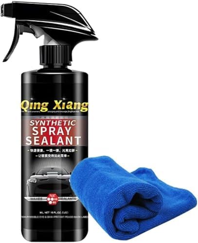 TTBD 車用コーティング剤、Qing Xiang Synthetic Spray Sealant カーコーティング剤,セラミックコーティング、撥水防汚 クイックコーティングスプレー 耐高温 全車適用 (1本)
