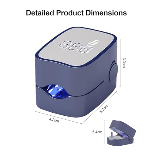 Nagelpflege Gerät, Schnell & Intensiv Nagelpflege, Hochwirksame Lichttherapie zur Nagelreinigung Wiederaufladbares Tragbares Kalte Therapie Nagelreinigungs, Maniküre und Pflegegerät