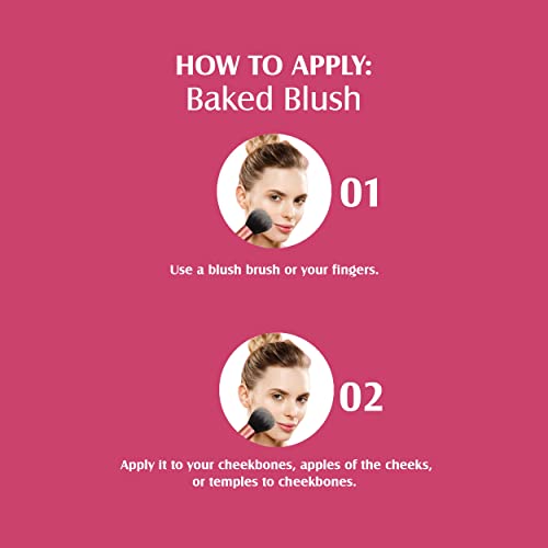 Image of Glam21 Baked Blusher | Highly Pigmented, Long Lasting | Illuminating Glow Finish | Smooth & Blendable Texture |Stays up to 8 hours | For All Skin Types | 6gm | Shade-05