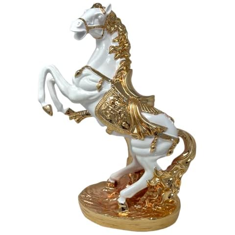 Crystal Crown Italian Horse Ornament 44cm Cover