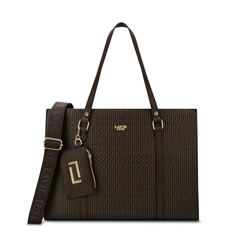 Image of Lavie Luxe Women's Workbox Tote Bag | Tote Bag for Work | Ladies purse | Stylish Shoulder Bag | Gift for Women