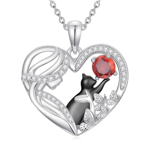 Dorunmo LlbNX 925X^[OVo[ n[g L Pentdant Birthston WG[ nEB NX}XMtg p, X^[OVo[, ΂Ȃ