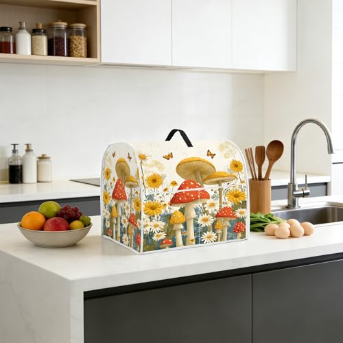 Image of Kitchen Dust Cover Compatible with 4.5 5 6 8 quart Stand Mixer | Kitchen Appliance Protective Covers with Top Handle and Pocket