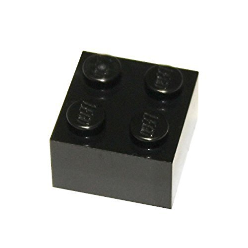 LEGO Parts and Pieces: 2x2 Black Brick x100