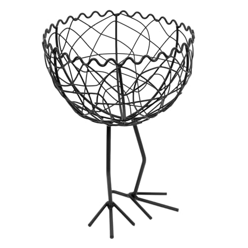 Cesta de frutas multiusos con asa de transporte cómoda para snacks y huevos 2