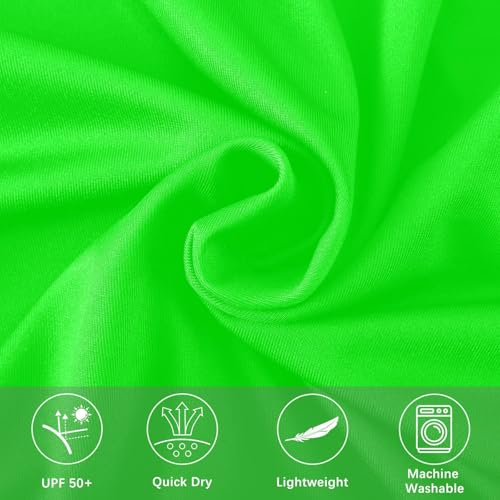 Lime Green Men's Rash Guard Elastic Elasticity Mens Sun Protection Long Sleeve Summer 6