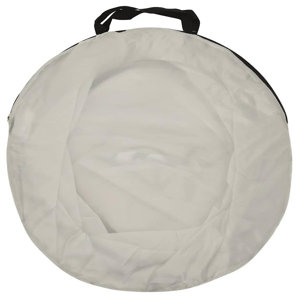 Spielzelt Elefanten-Form mit 250 Bällen, 174x86x101 cm, Grau Polyester, inkl. Spieltunnel und Tragetasche, Kinderzimmer und Garten, Krabbeltunnel für drinnen und draußen