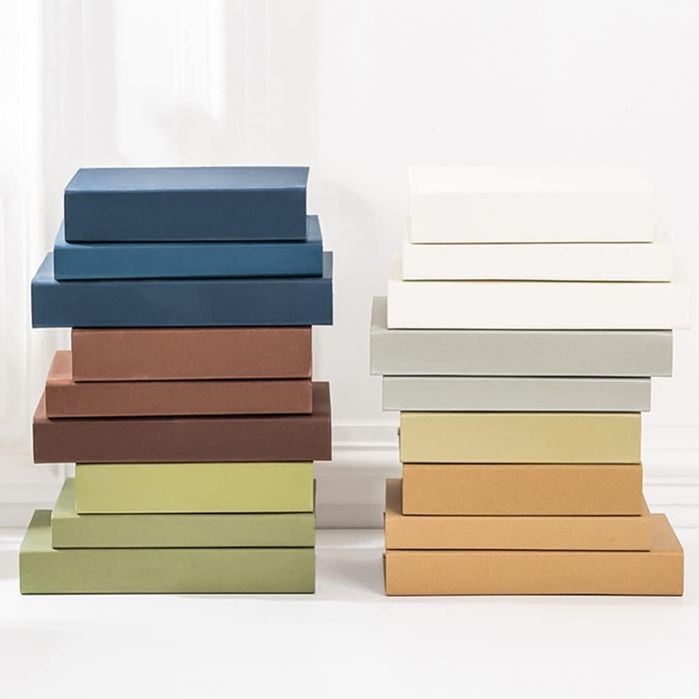 Simulation Book Decoration - 3 Pcs Decorative Faux Book Stack for Home Office Coffee Shop & Hotel Decor - Perfect for DIY Crafts 10.6X6.7X1.8 Inches