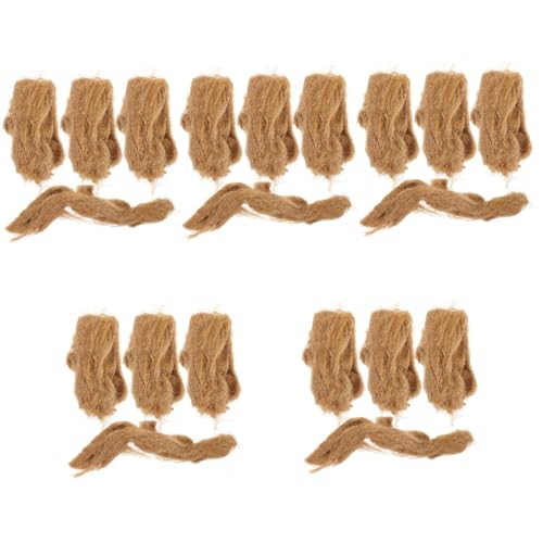 POPETPOP 20pcs Jute Fire Starters for Camping Outdoor Flame Tools Durable Survival Accessories for Grilling BBQ Easy Ignition Camping Supply