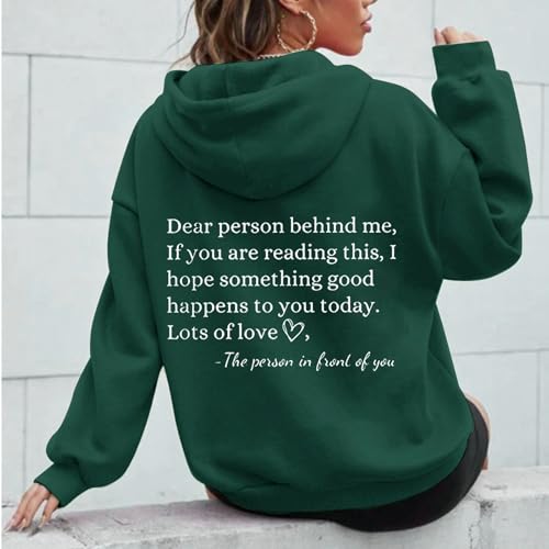 Sweat à capuche femmes coton-polyester avec message inspirant - 4