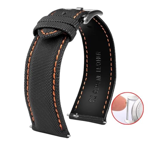 [FKYRGF] 20mm 21mm 22mm 23mm 24mm iCU[EHb`oh V`Y No.5 EHb` Y fB[X LoXn EHb`Xgbv(Orange line-S pin,22mm)