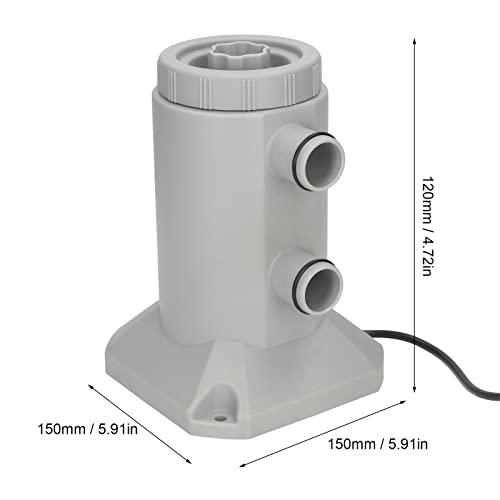 Bomba de Filtro de Cartucho Pente Ferramenta de Limpeza de Aquário Acima do Solo 2000 L/H 2,5 Metros