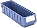 Produktbild Bito Regalkasten RK Set RK4109, 400 x 117 x 90 mm, taubenblau, inklusive Etikett