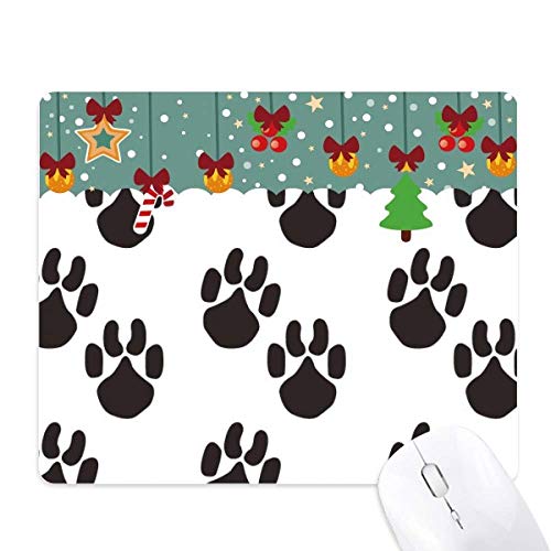 Tapis de souris en caoutchouc de bureau de jeu motif pattes animal