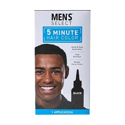 MENS SELECT 5 minute Hair Color - BLACK Cover