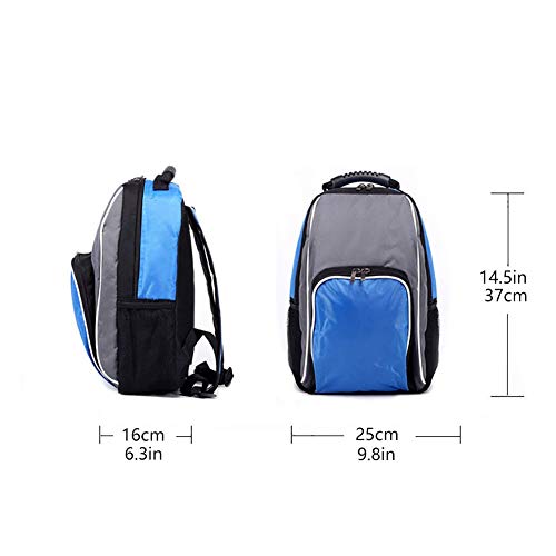 Lunch Box Organizer Large Picnic Backpack Lightweight Insulated Backpack Cooler Insulated Lunch Bag for Camping Picnic Lunch BBQ Beach Picnic Coolers (Color : Black)