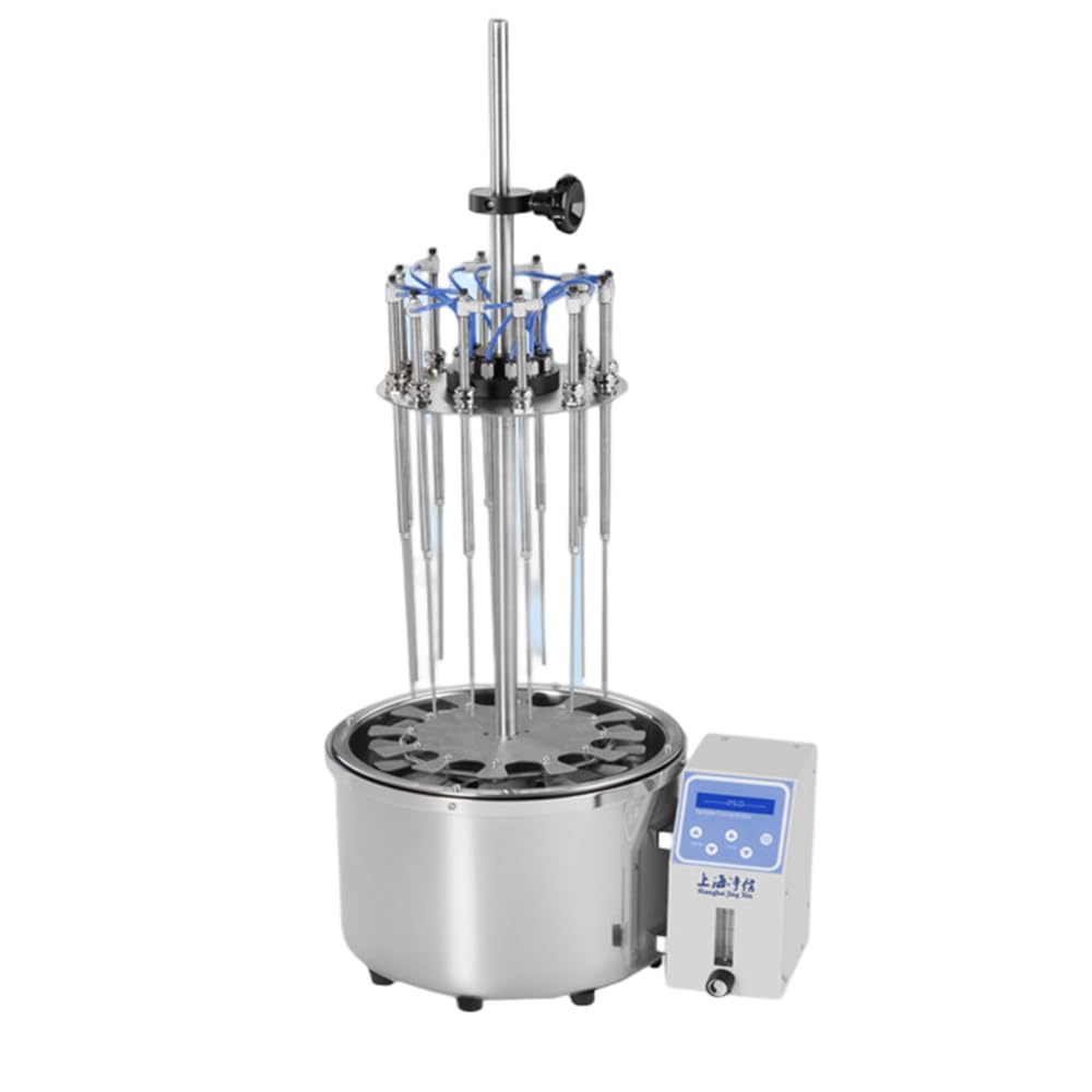 Instrumento de soplado de nitrógeno de baño de Agua Circular de 12 Orificios, Instrumento de Purga de nitrógeno, Dispositivo de concentración de Muestra de nitrógeno
