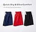 Adoretex Women's Quick Dry Water Board Shorts - Lightweight, Functional, Comfortable Swim Bottoms (FB006) - Red - XXX-Large