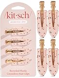 Kitsch Creaseless Hair Clips for Women - No Crease, No Bend Hair Clips for Styling,...
